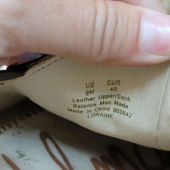 SAM EDELMAN LORAINE LEATHER LOAFERS in Black/Amethyst Metallic  SZ 9 - Picture 15 of 16